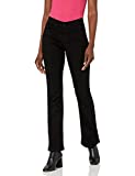 Lee Women's Flex Motion Regular Fit Bootcut Jean, Black, 6 Short