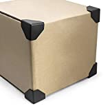 QWORK Corner Protector, 50 Pcs Heavy Duty Packing Edge Protectors and Anti-Collision for Carton, Boxes, Furniture and Other Products Packaging