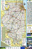 36x54 Illinois State Official Executive Laminated Wall Map