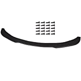 New 67" Universal Front Bumper Add on Lip Flat Splitter Chin Spoiler Plate Under Panel JDM Style Polypropylene Black