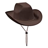 Beistle Brown Felt Cowboy Hat-1 Pc