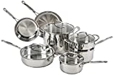 Cuisinart 77-11G Stainless Steel 11-Piece Set Chef's-Classic-Stainless-Cookware-Collection