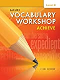 Vocabulary Workshop Achieve Level D Grade 9