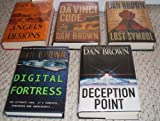 Dan Brown 5 Book Set (Davinci Code /Deception Point /Digital Fortress / Angels & Demons/ the Lost Symbol)