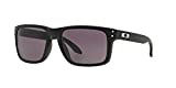 Oakley Holbrook Sunglasses, Matte Black Frame/Warm Grey Lens, One Size