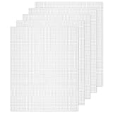 10 PCS Mesh Plastic Canvas Sheets, 21x 13.1Inch 6 Count Plastic Canvas for Embroidery Crafting, Acrylic Yarn Crafting, Knit and Crochet Projects