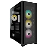 CORSAIR iCUE 7000X RGB Full-Tower ATX PC Case, Black