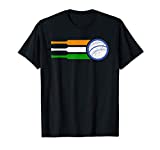 India Cricket Team Tshirt Indian Cricket Fan Flag T-Shirt