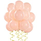 Pastel Peach Balloons 50 Pcs 12 inch Latex Party Balloons for Wedding Engagement Birthday Baby Shower Party Decoration