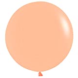 Allydrew 18 Inch Latex Balloons (10 Pack), Peach