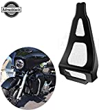 Vivid Black Chin Spoiler Stretched Front Scoop Fit for 2014 2015 2016, Air-Cooled, Harley Touring, Road Glide, Street Glide, Road King, ABS Plastic