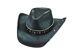 Montecarlo Bullhide Hats BETTER THAN YESTERDAY Denim Western Cowboy Hat (Medium)