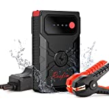 Battery Jump Starter, Rosfim 1200A Portable Car Jump Starter Pack (Up to 6.5L Gas or 4.0L Diesel Engine) 12000mAh Car Starter with LED Flashlight 12V Lithium Portable Car Battery Booster Pack