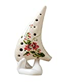 Elegant Chinese Style 12 Hole Ocarina Ceramic Alto C Legend of Zelda Flute Pottery Instrument