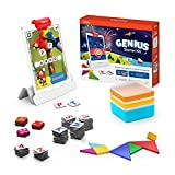 Osmo - Genius Starter Kit for iPad - 5 Educational Learning Games - Ages 6-10 - Math, Spelling, Creativity & More - STEM Toy Gifts for Kids 6 7 8 9 10 (Osmo iPad Base Included)