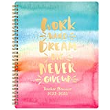 Teacher Planner 2022-2023 - Planner for Academic Year, Jul 2022 - Jun 2023, 8" x 10", Lesson Plan Organizer, Flexible Colorful Hardcover with Twin-Wire Binding