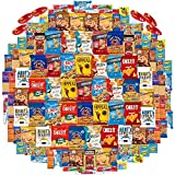 Snack Chest Care Package (120 Count) Variety Snacks Gift Box - College Students, Military, Work or Home - Over 9 Pounds of Chips Cookies & Candy!