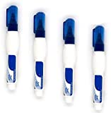 Emraw 7ml Correction Fluid Pen Multi-Purpose Metal Tip  For Office, School & Home (Pack of 4)