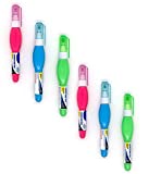 Emraw 3ml Correction Fluid Pen Multi-Purpose Metal Tip  For Office, School & Home Etc. (Pack of 6)