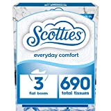 Scotties Everyday Comfort Facial Tissues, 230 Count (Pack of 3)