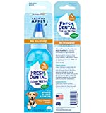 Naturel Promise Fresh Dental Clean Teeth Gel, 4 Fl Oz, Peanut Butter - Helps Remove Plaque, Tartar, & Freshen Breath - No Brushing Pet Oral Care Made in The USA for Dog Dental Care, Cat Dental Care