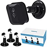 Blink XT / XT2 Camera Mount, 360 Degree Adjustable Indoor/Outdoor Wall Mount Bracket for Blink Home Security System Black 3 Pack