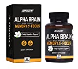 Onnit Alpha Brain Premium Nootropic Brain Supplement, 30 Count, for Men & Women - Caffeine-Free Focus Capsules for Concentration, Brain & Memory Support - Brain Booster Cat's Claw, Bacopa, Oat Straw