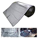 HOMCHEK 10mm 21.53sqft 40inch x 80inch Automotive Heat Shield Mat Sound Deadener Mat Noise & Dampening Heat Insulation Mat Application for Car Hood Dynamat Ceiling Door