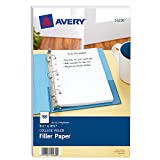 Avery Mini Binder Filler Paper, College Ruled, 5-1/2" x 8-1/2", 100 Sheets (14230)
