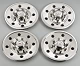 PHOENIX GQST60-x1, Set of 4 - Stainless Steel Hubcap for 16", 8 Lug nut Trailer Wheels, Wheel Cover, Hub Cap for Trailers