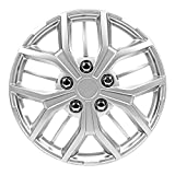 Pilot Automotive WH142-16S 16Inch Super Sport Silver Universal Hubcap Wheel Covers for Cars | Set of 4 | Fits Toyota Volkswagen VW Chevy Chevrolet Honda Mazda Dodge Ford and Others