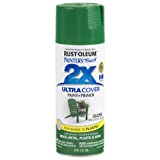 Rust-Oleum 249100 Painter's Touch 2X Ultra Cover Spray Paint, 12 oz, Gloss Meadow Green