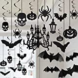 JOYIN Halloween Haunted House Chandelier Decoration Swirl Ceiling Hanging and Wall Decoration Set