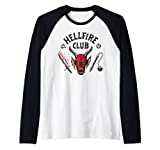 Stranger Things 4 Hellfire Club Logo Raglan Baseball Tee