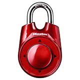 Master Lock 1500iD Locker Lock Set Your Own Directional Combination Padlock, 1 Pack, Colors May Vary