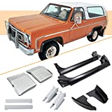 KUAFU Rocker Panels & Rocker Backing Plates & Cab Corners & Cab Floor Supports & Floor Pans Compatible with 1973-1987 Chevy GMCSuburban Blazer Jimmy C10 C20 K10 K20 Pickup Cab Repair Kit