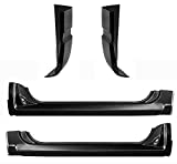 Factory Style Outer Rocker Panel & Cab Corners Kit compatible with 1988-1998 Chevy C/K Pickup 2 Door Regular Cab