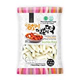 Korean Rice Cake Tteokbokki Stick  1 Pack ( 3 Individual Package ) Vegan Non-GMO Gluten Free Tteok Pasta21.16 oz by Unha's Asian Snack Box (3 Count (Pack of 1))