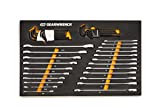 GEARWRENCH 44 Piece 90-Tooth SAE/Metric Ratcheting Wrench and Hex Key Set - 86528