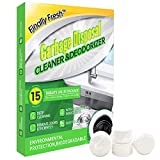 Finally Fresh Garbage Disposal Cleaner And Deodorizer, Foaming Drain Cleaner, Kitchen Sink Drain Freshener And Cleaner, 15 Tablets.