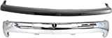 Evan-Fischer Bumper Compatible with 1999-2002 Chevrolet Silverado 1500 Steel Chrome Includes bumper filler with air holes Kit