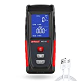 Wintact EMF Meter, Smart Digital Electromagnetic Fields Radiation Detector Meter, Rechargeable, Handheld Portable with Temperature, LCD Back-Light, Sound-Light Alarm for Home Paranormal Ghost Hunting