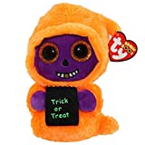 TY Beanie Boos - SKELTON Orange/Purple Reaper Halloween 6" Small