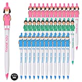 SIKAO Cute Nurse Pens"Thank You" Gifts for Nurses CNA Week Women Medical Assistant Accessories Healthcare Workers Nursing School Supplies (Mixed 36Pack)