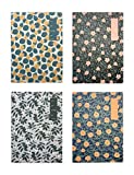 Rosaliny Chole's Love 4 Assorted Softcover B5 Composition Notebook-College Ruled(Lined) (4)