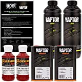 U-POL Raptor Blood Red Urethane Spray-On Truck Bed Liner & Texture Coating, 2 Liters