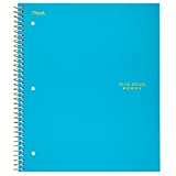 Five Star Spiral Notebook, 3 Subject, College Ruled Paper, 150 Sheets, 11" x 8-1/2", Teal (72462)