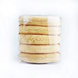 Easypowder velvet puff, 2.75 inch, Face & Body powder puff (5pcs) (Beige)