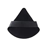 MauSong1 Pcs Hot Soft Cotton Makeup Puffs Mini Face Makeup sponge Face Triangle Velvet Powder Puff(1 Pc Black)