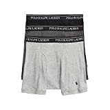 Polo Ralph Lauren Men's Classic Fit Cotton Knit Boxers, Andover Heather/Polo Black, Madison Heather/Polo Black, Polo Black/Red, Medium